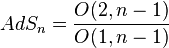  AdS_n=\frac{ O(2,n-1) }{ O(1,n-1) } 