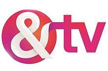 The logo of &tv with stylized &.