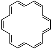 Structural formula of cyclooctadecanonaene