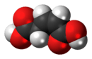 Space-filling model of the cis isomer