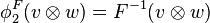 \phi_2^F(v \otimes w)=F^{-1}(v \otimes w)