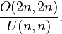 \frac{O(2n,2n)}{U(n,n)}.