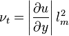 \nu_t = \left|\frac{\partial u}{\partial y}\right|l_m^2