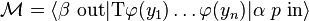 \mathcal M=\langle \beta\ \mathrm{out}|\mathrm{T}\varphi(y_1)\ldots\varphi(y_n)|\alpha\ p\ \mathrm{in}\rangle 