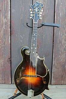 Gibson F5, built in 1925.