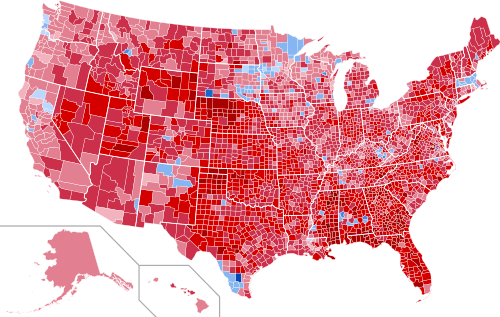 Colored map