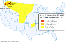 Large yellow area on map