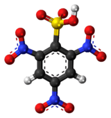 2,4,6-Trinitrobenzenesulfonic acid molecule