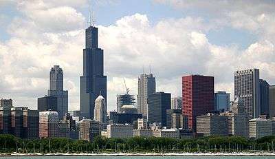 Skyline of the Loop from Lake Michigan