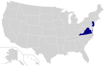 2005 Gubernatorial election results map