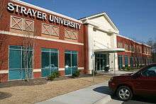 Strayer University in Morrisville, North Carolina.