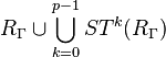 R_\Gamma \cup \bigcup_{k=0}^{p-1} ST^k(R_\Gamma)