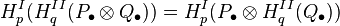 H^I_p(H^{II}_q(P_\bull \otimes Q_\bull)) = H^I_p(P_\bull \otimes H^{II}_q(Q_\bull))