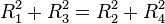 R_1^2+R_3^2=R_2^2+R_4^2