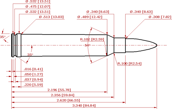 300 Winchester Magnum Schematic