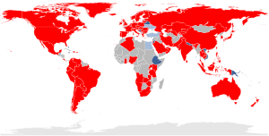 Shows the countries where 3GPP Long Term Evolution is available