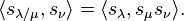 \langle s_{\lambda/\mu},s_\nu\rangle = \langle s_{\lambda},s_\mu  s_\nu\rangle. 