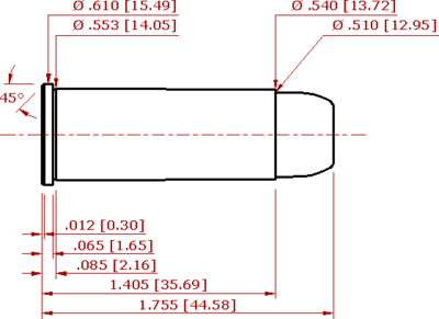 .500 Linebaugh Cartridge Schematic