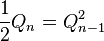 \frac{1}{2}Q_n = Q_{n-1}^2