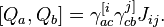 [Q_a,Q_b]=\gamma^{[i}_{ac}\gamma^{j]}_{cb} J_{ij}.