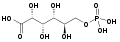 Skeletal formula of 6-phosphogluconic acid