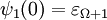 \psi_1(0) = \varepsilon_{\Omega+1}