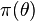 \pi(\theta)\,\!