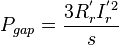 P_{gap} = \frac{3R_r^{'}I_r^{'2}}{s}