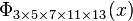 \Phi_{3\times 5\times 7\times 11\times 13}(x)