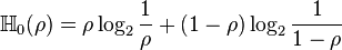 \H_0(\rho)=\rho\log_2\frac{1}{\rho}+(1-\rho)\log_2\frac{1}{1-\rho}