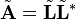  \tilde{\mathbf{A}} = \tilde{\mathbf{L}} \tilde{\mathbf{L}}^* 