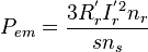 P_{em} = \frac{3R_r^{'}I_r^{'2}n_r}{sn_s}