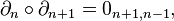  \partial_n \circ \partial_{n+1} = 0_{n+1,n-1},