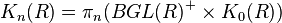  K_n(R) = \pi_n(BGL(R)^+\times K_0(R)) 