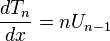 \frac{d T_n}{d x} = n U_{n - 1}\,