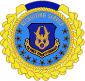 USAFRC Recruiting Service Century Club Badge