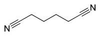 Structural formula of adiponitrile