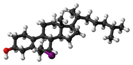 Ball-and-stick model of adosterol