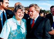 Ângedla and Presient Luís Inácio Lula da Silva