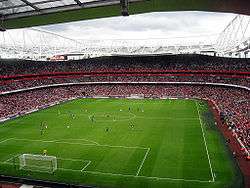 Inside Arsenal's current stadium, the Emirates Stadium