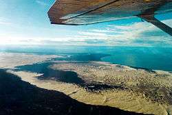 Photo of the Athabasca Sand Dunes, the most northerly sand dune area in the world