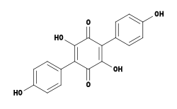 2,5-Dihydroxy-3,6-bis(4-hydroxyphenyl)-1,4-benzoquinone