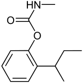 Skeletal formula of fenobucarb