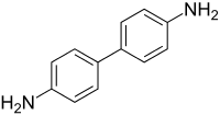 Skeletal formula of benzidine