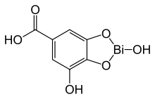 Skeletal formula of bismuth subgallate