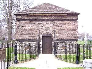  A picture of the Fort Pitt blockhouse built in 1764; it is the oldest extant structure in the City of Pittsburgh.