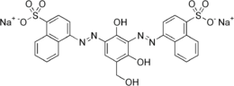 Skeletal formula of Brown HT