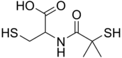 Skeletal formula of bucillamine