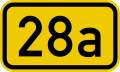 Bundesstraße 28a number.svg