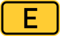 Bundesstraße E number.svg